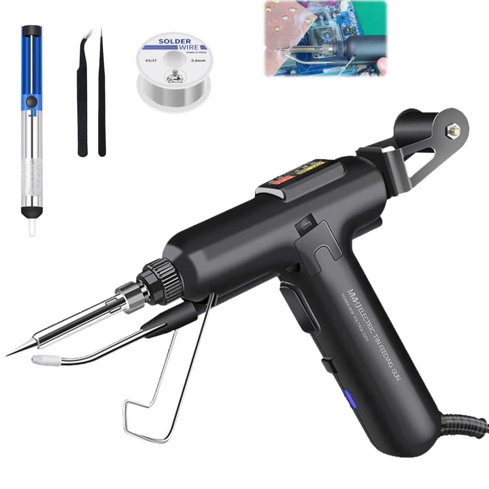Pluma de soldadura 3 en 1 para eliminación de óxido, corte, soldadura, kit de soldador, herramientas de soldadura láser industriales calentadas internamente, reparación de soldadura con una sola mano