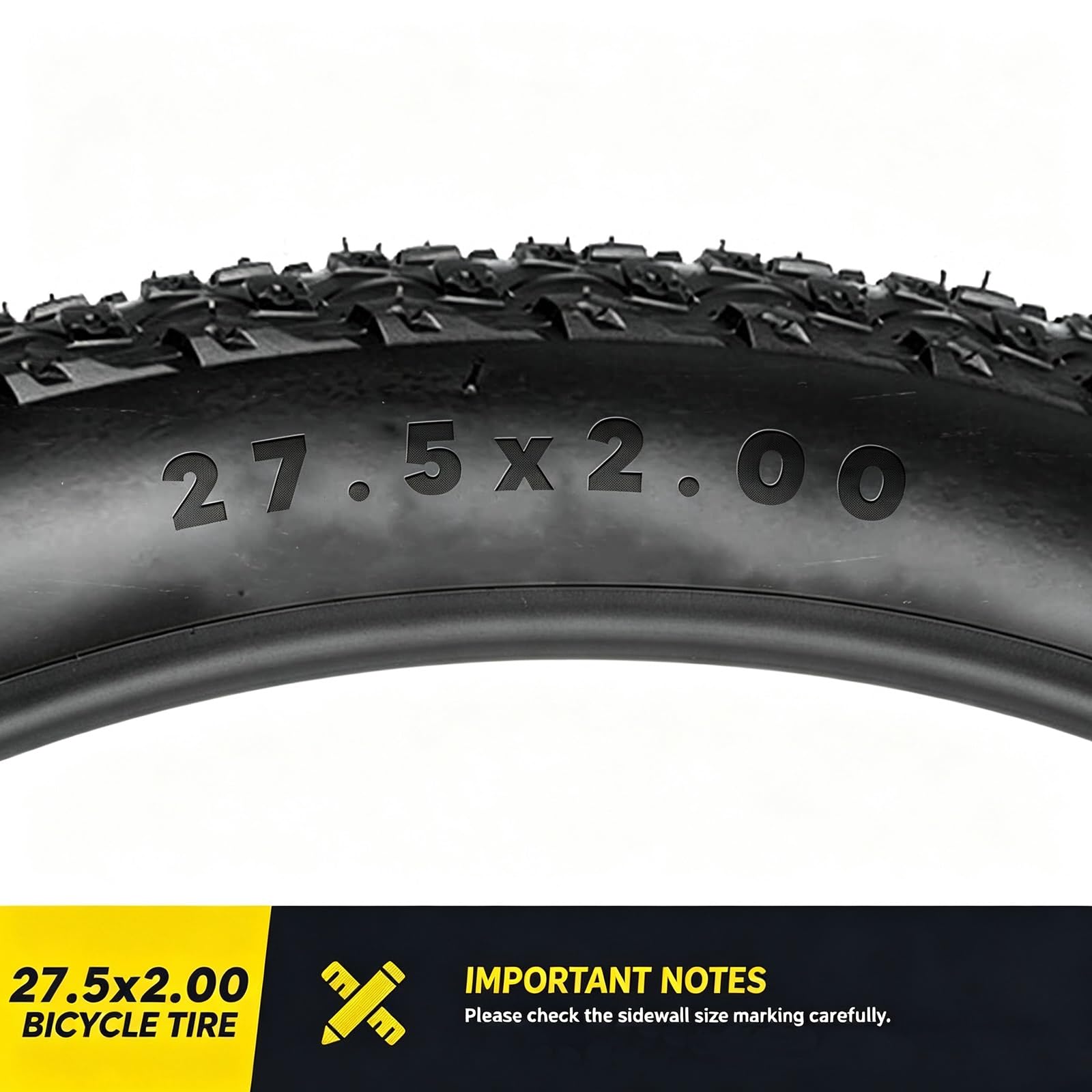 2PC 27.5x2.00 Pneumatici Bici Strada MTB 27.5Pollici Bicicletta Mountain