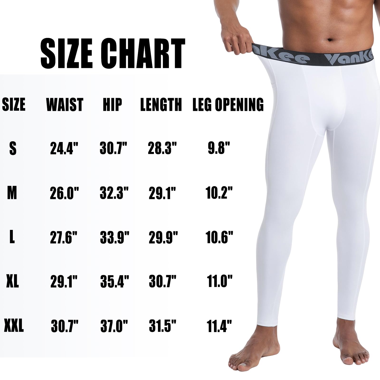 Męskie spodnie kompresyjne z kieszeniami Sportowe legginsy do biegania Spodnie fitness Szybkoschnące spodnie do koszykówki Piłka nożna Joga Siłownia