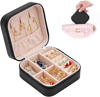 Jewelry Case, Accessories, PU Leather Jewelry Box, Waterproof, Storage Case, Gift Box, Jewelry Box, Ring Box, Convenient Storage, Gift, Mobile Phone, Ring, Earrings, Necklaces, Bracelets,