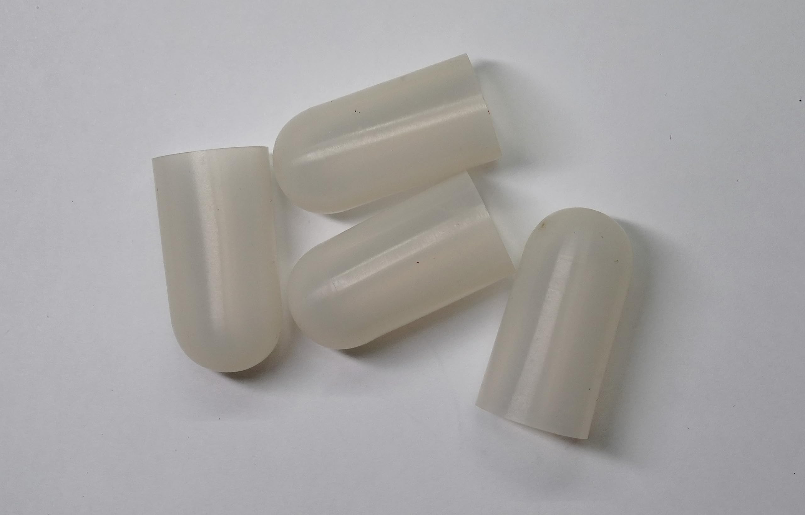 Capuchons ronds 22,5 mm en caoutchouc souple pour protection de filetage de vis x6