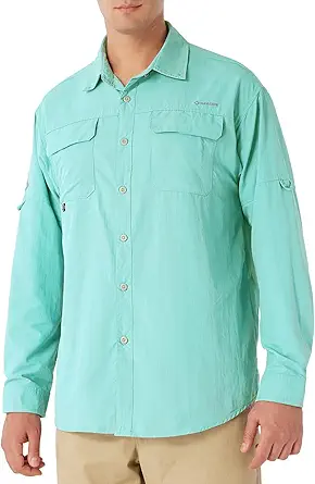NAVISKIN Men's Sun Protection Fishing Shirts UPF 50+ Long Sleeve Sun Shirts for Men PFG Hiking Travel Camping