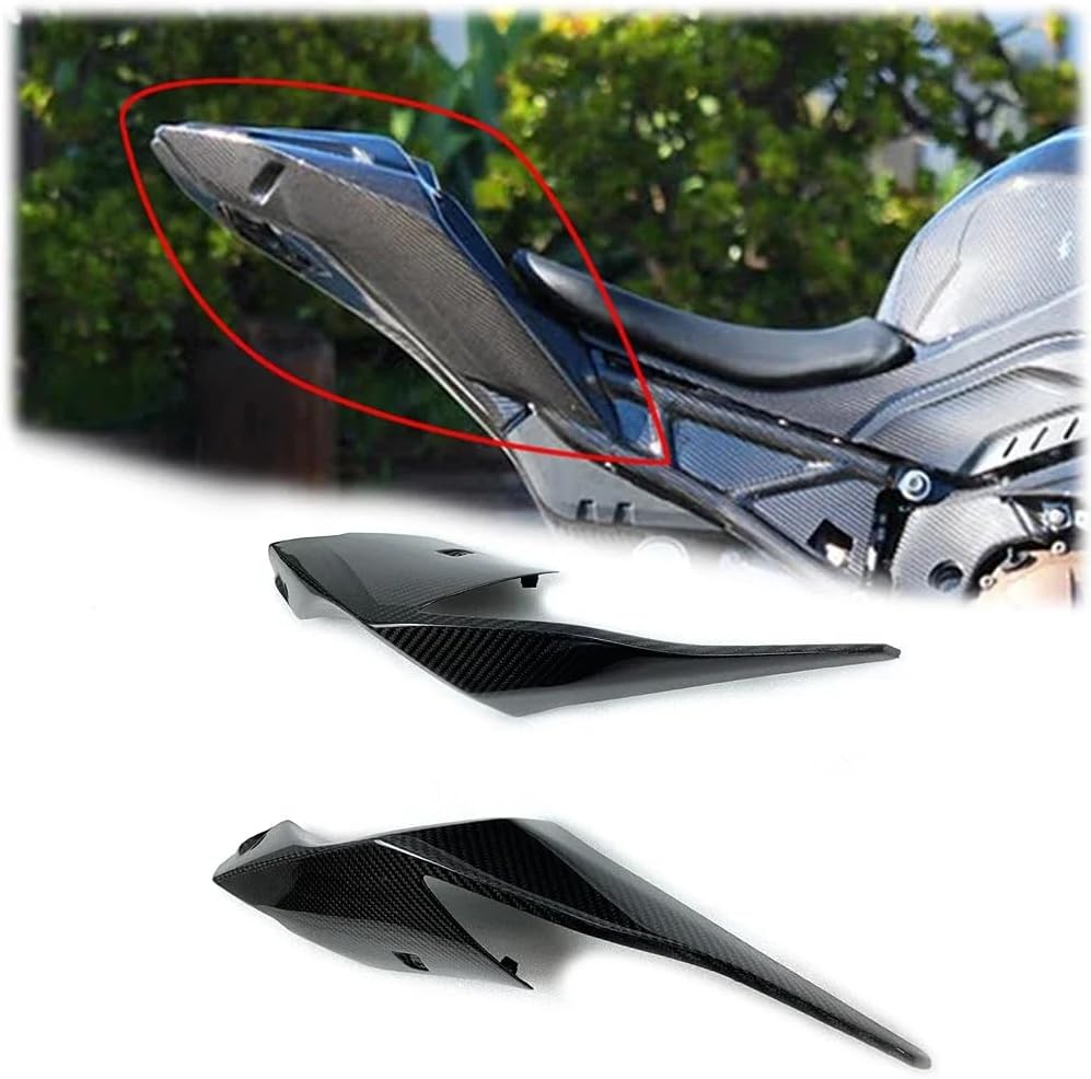 Motorcycle Rear Seat Side Covers Real Carbon Fiber for BMW S1000RR 2019 2020 2021 2022 Tailstock Side Covers M1000RR 2021 2022