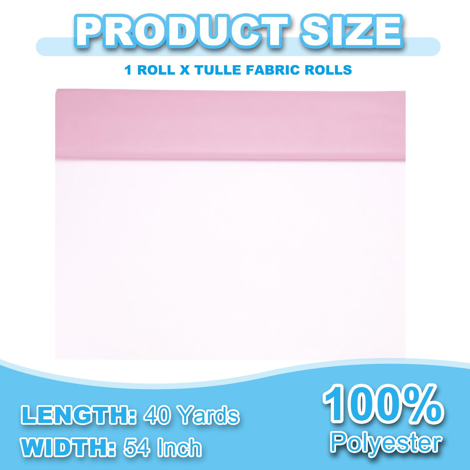 PATIKIL Tulle Fabric Rolls - Image 2