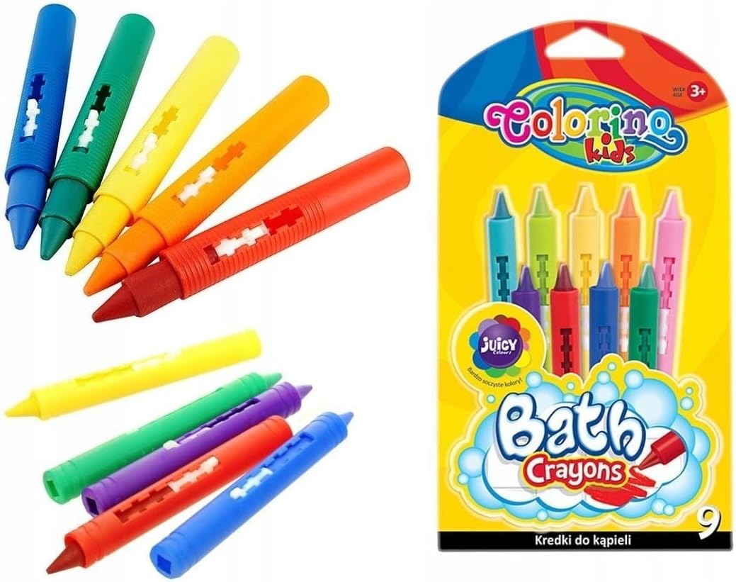 Kids Bath Pencils 9 Colours