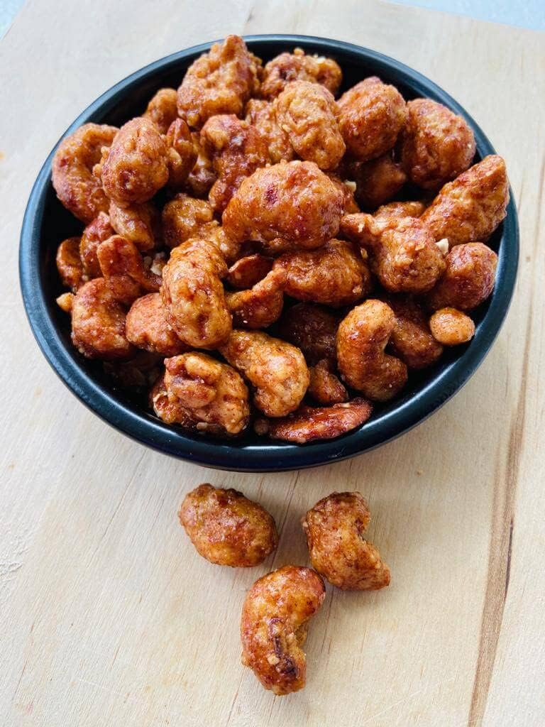 Honey Cinnamon Cashews 1kg โ Fresh Prime Whole Roast Nuts Honey Roasted Cashew Nut Sweet Caramelised Nut Premium Glaze Freshly Caramelized Crispy Glazed Coated Crunchy Gourmet Snack Large Bulk PURIMA
