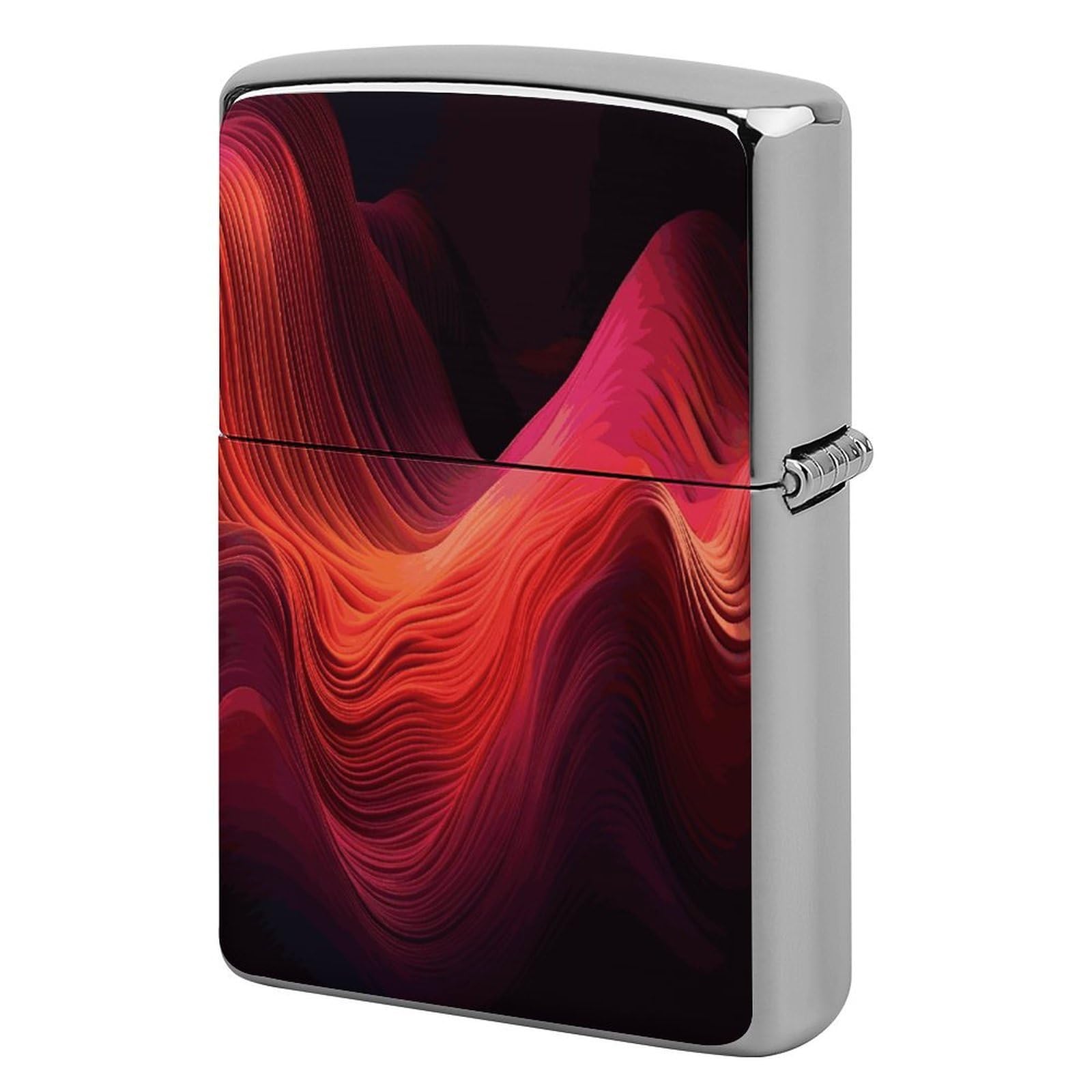 Fekiloot Style Gradient Red Lighter Case Cover Lighter Holder