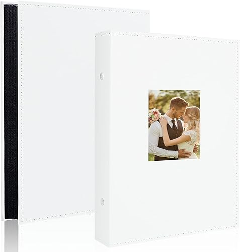 Miniatura 2 de Artmag Álbum de fotos de 4 x 6 pulgadas, 300 fotos, gran capacidad para bodas, familia, cubierta de cuero, álbumes de fotos con capacidad para 300