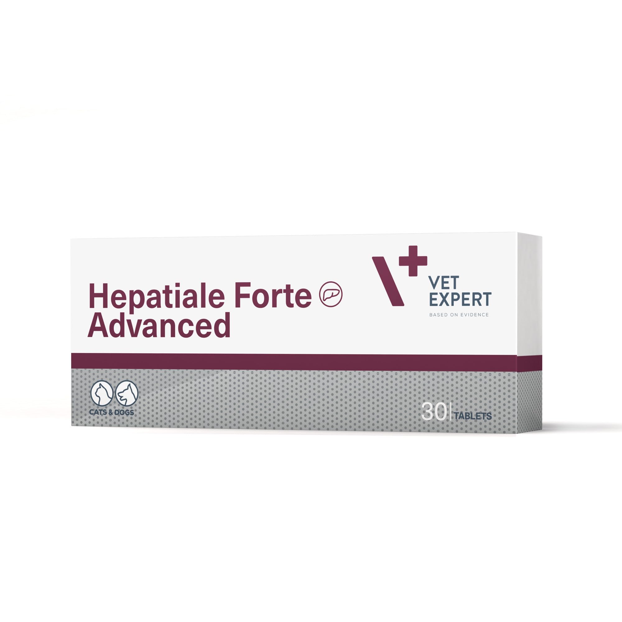 Vet Expert Hepatiale Forte Advanced - Suplemento hepático para perros y gatos - 30 tabletas