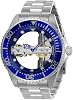 Invicta Mens 24693 Pro Diver Analog Display Mechanical Hand Wind Silver Watch