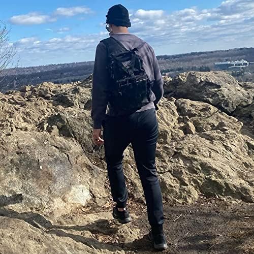 G4Free Tactical Sling Backpack Big Molle EDC Range Bag Pack Assault Military Shoulder Rucksack One Strap Daypack for Concealed Carry