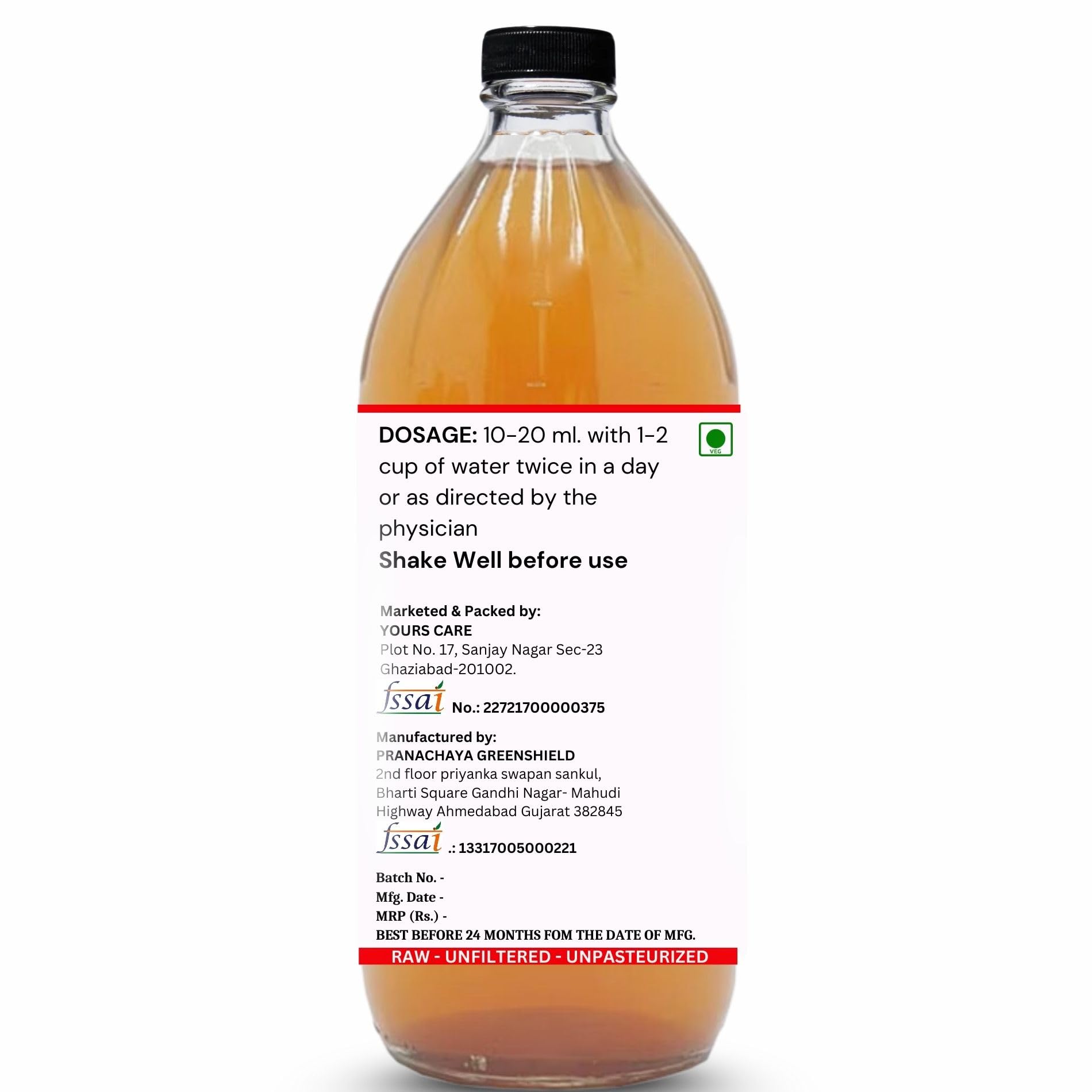 7HerbMaya Organic Apple Cider Vinegar with Mother | Naturally Fermented Apple Vinegar from Himalayan Apples | Raw, Unfiltered Plant-Based Refresher (2 Litre)