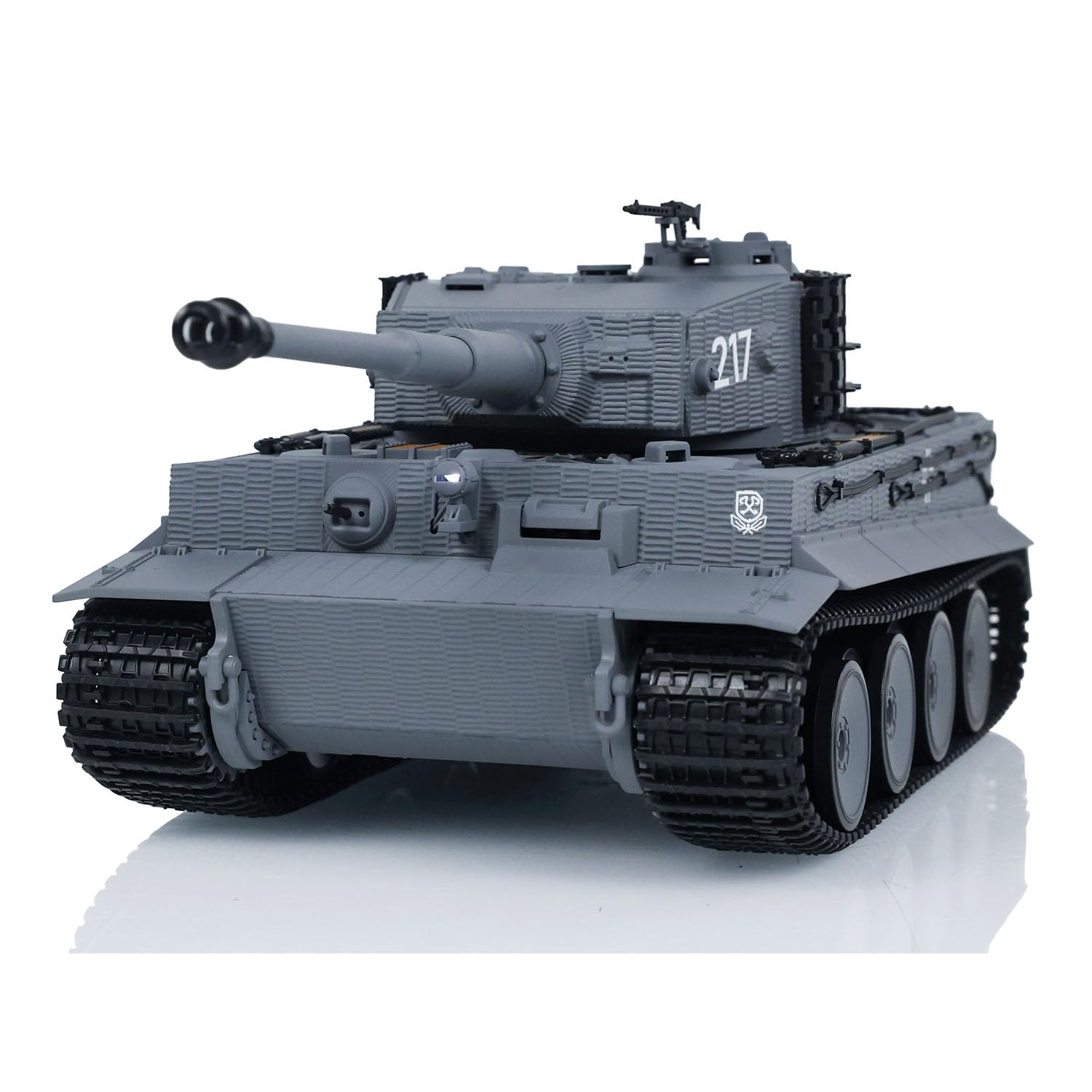 Taigen 1/24 Tanque RC RC Tank Tanque de Batalla RC Tiger I Control Remoto Tanques Militares Combate Infrarrojos