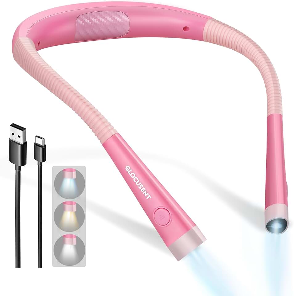 Glocusent Rechargeable Book Light