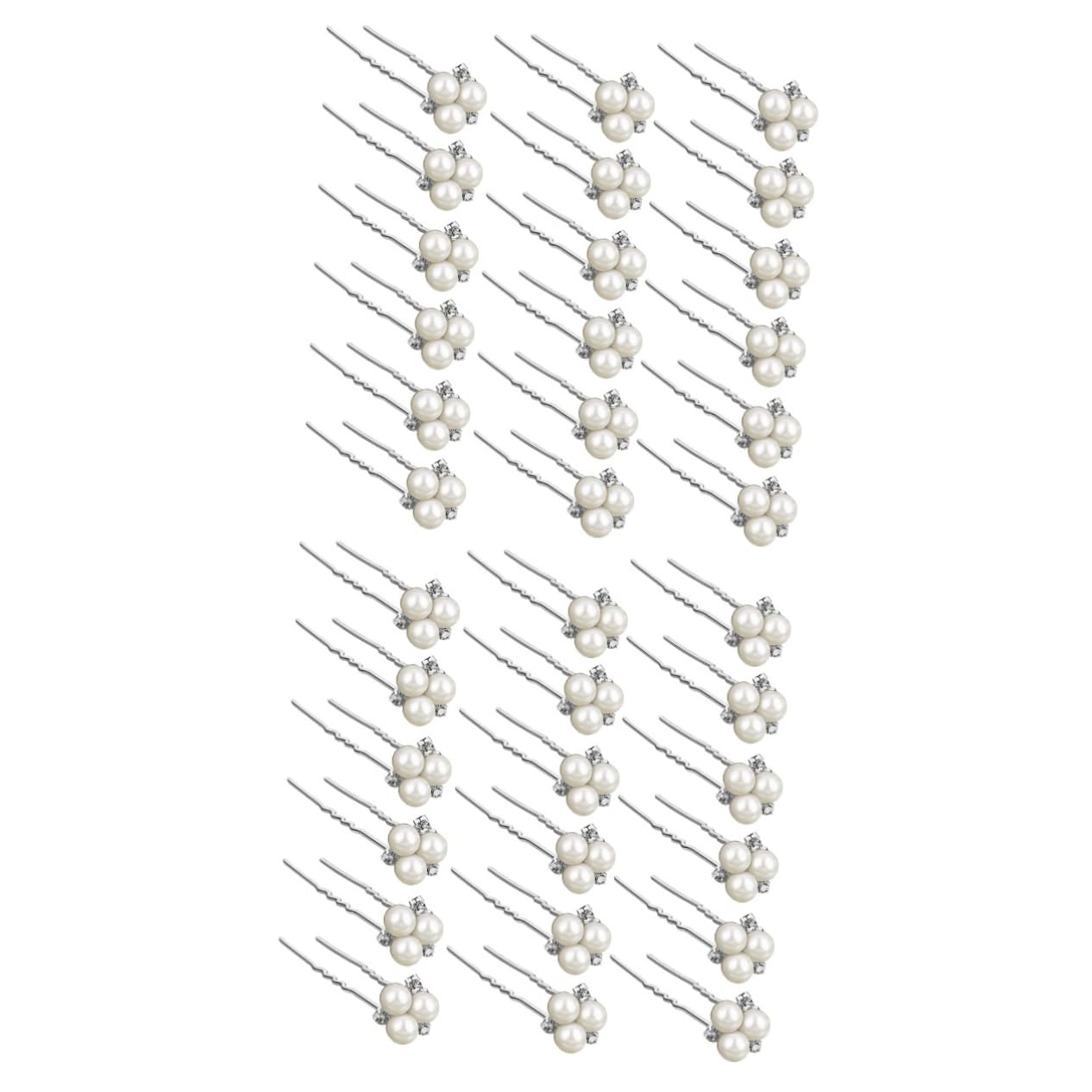 FRCOLOR 36 horquillas de diamantes de imitación en forma de U para boda, horquillas para el pelo, horquillas para el pelo, horquillas para el pelo, horquillas para el pelo, horquillas para el pelo