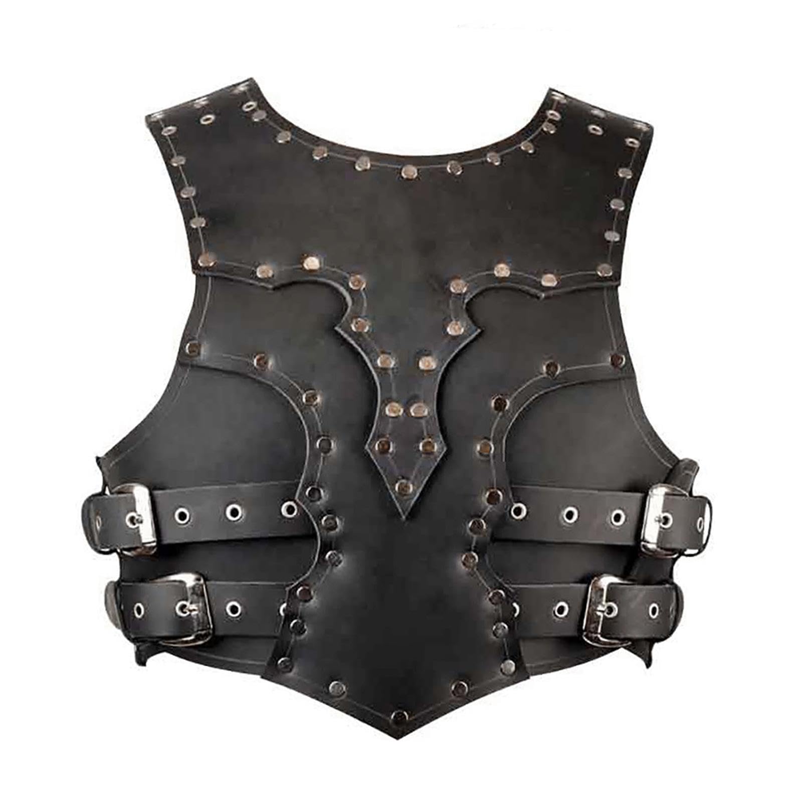 Medieval Chest Armored Mans Halloween Party for Cosplay Party Halloween Knight Black-image-26
