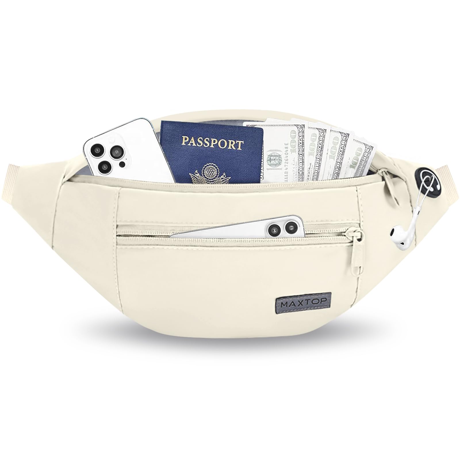 Crossbody Bag Fanny Pack for Women Travel Essential with Adjustable Strap