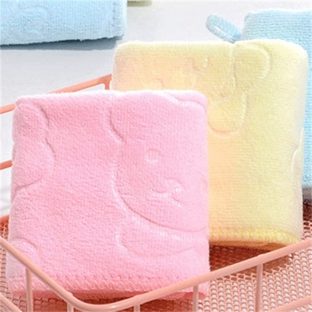 2pcBaby Serviettes Salive Super Doux Microfibre Serviette d'allaitement Garçons Filles De Toilette Lingettes Mouchoir(Oranje)