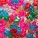 Butterfly Beads Glitter Sparkle Large Hole Pony Beads Multi Mix Made in USA