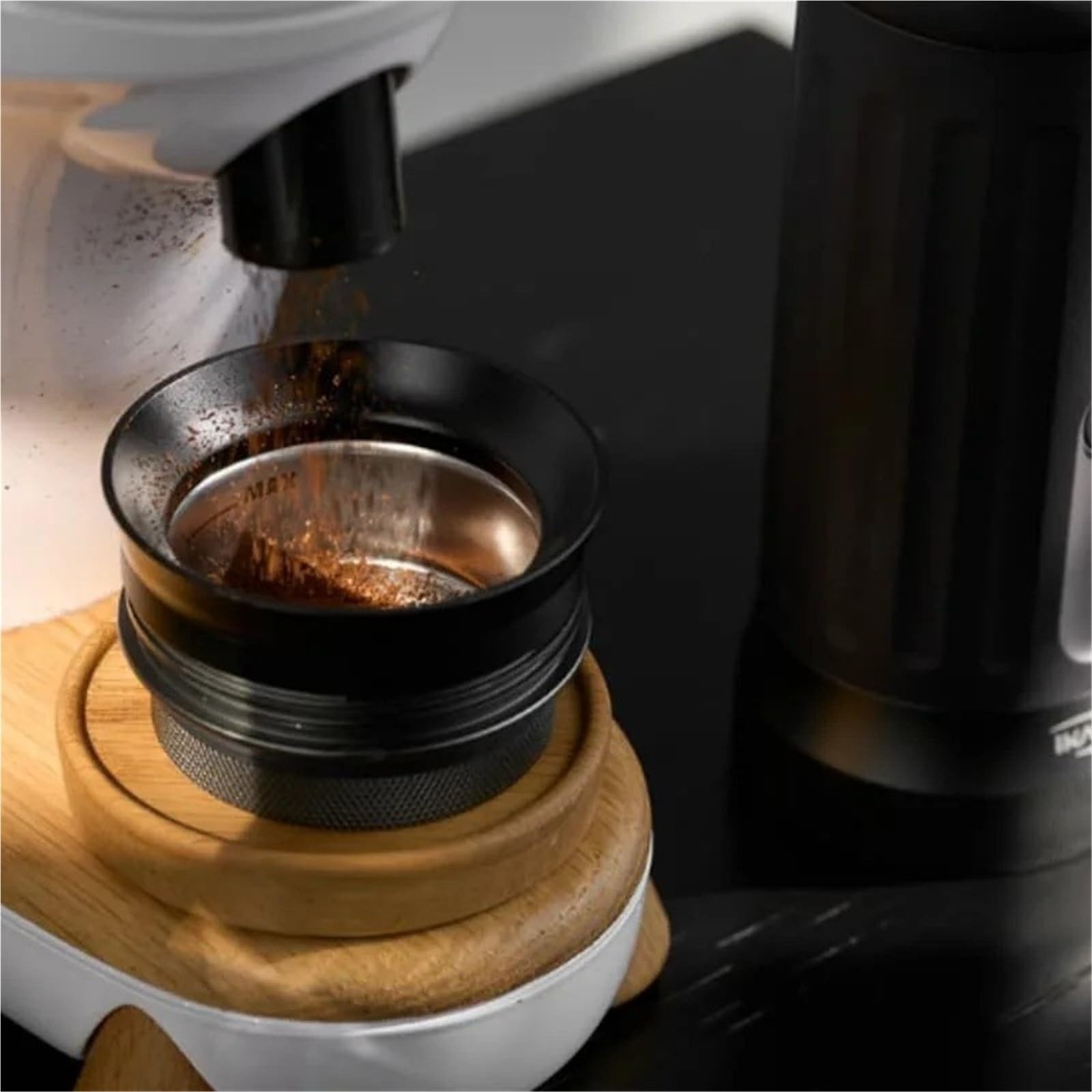 Kit Tamper, Compatibile Con IKAPE, Mini 51mm Imbuto Magnetico 58mm