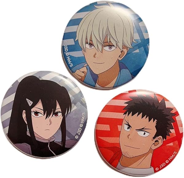 怪獣8号 コレクション 缶バッジ 亜白ミナ 日比野カフカ 怪獣8号