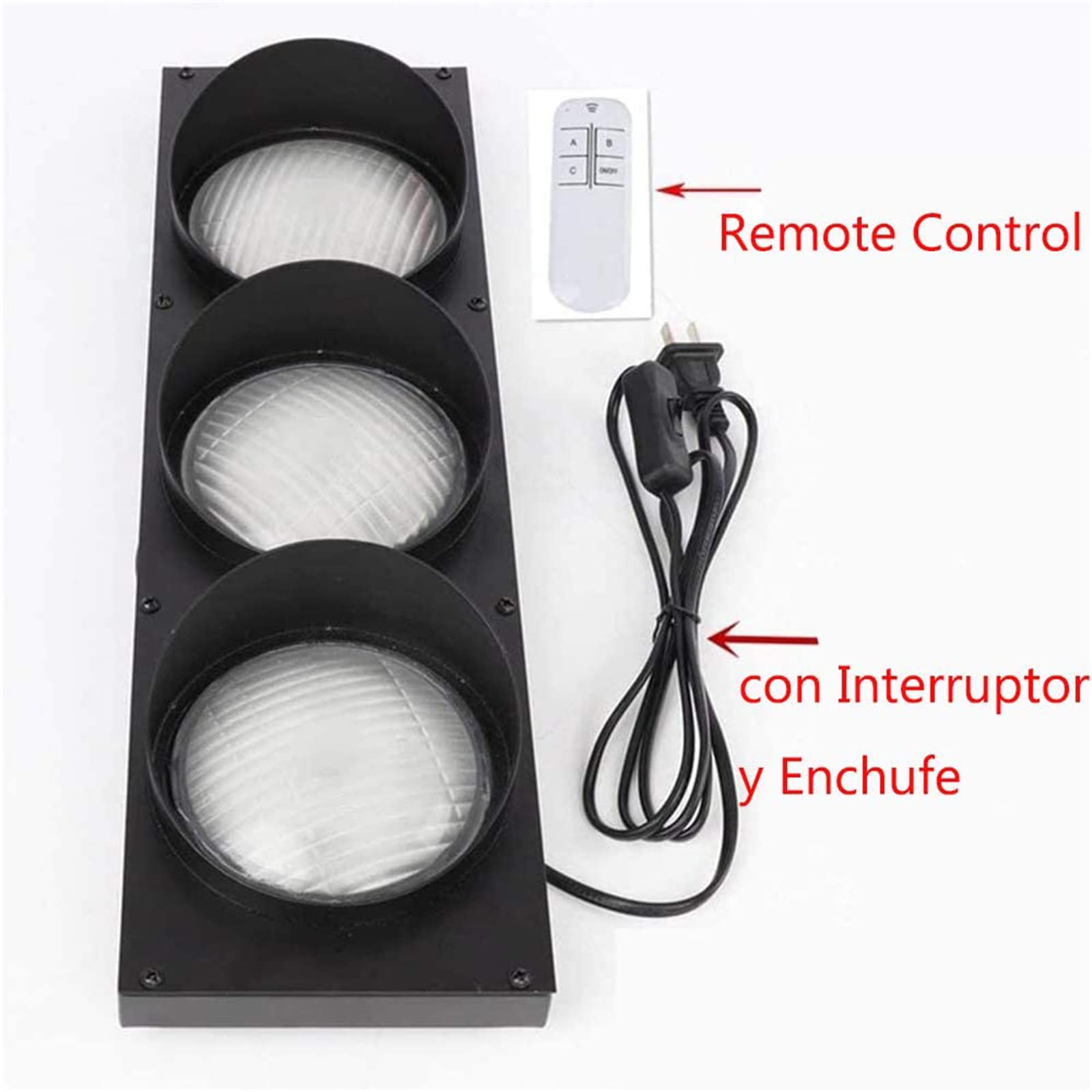 Lampada da parete a semaforo Lampada da parete di sicurezza a LED Lampada da parete verde rossa Segnali creativi per interni Luci Luci da parete industriali retrò Caffetteria Ristorante Bar Lampada