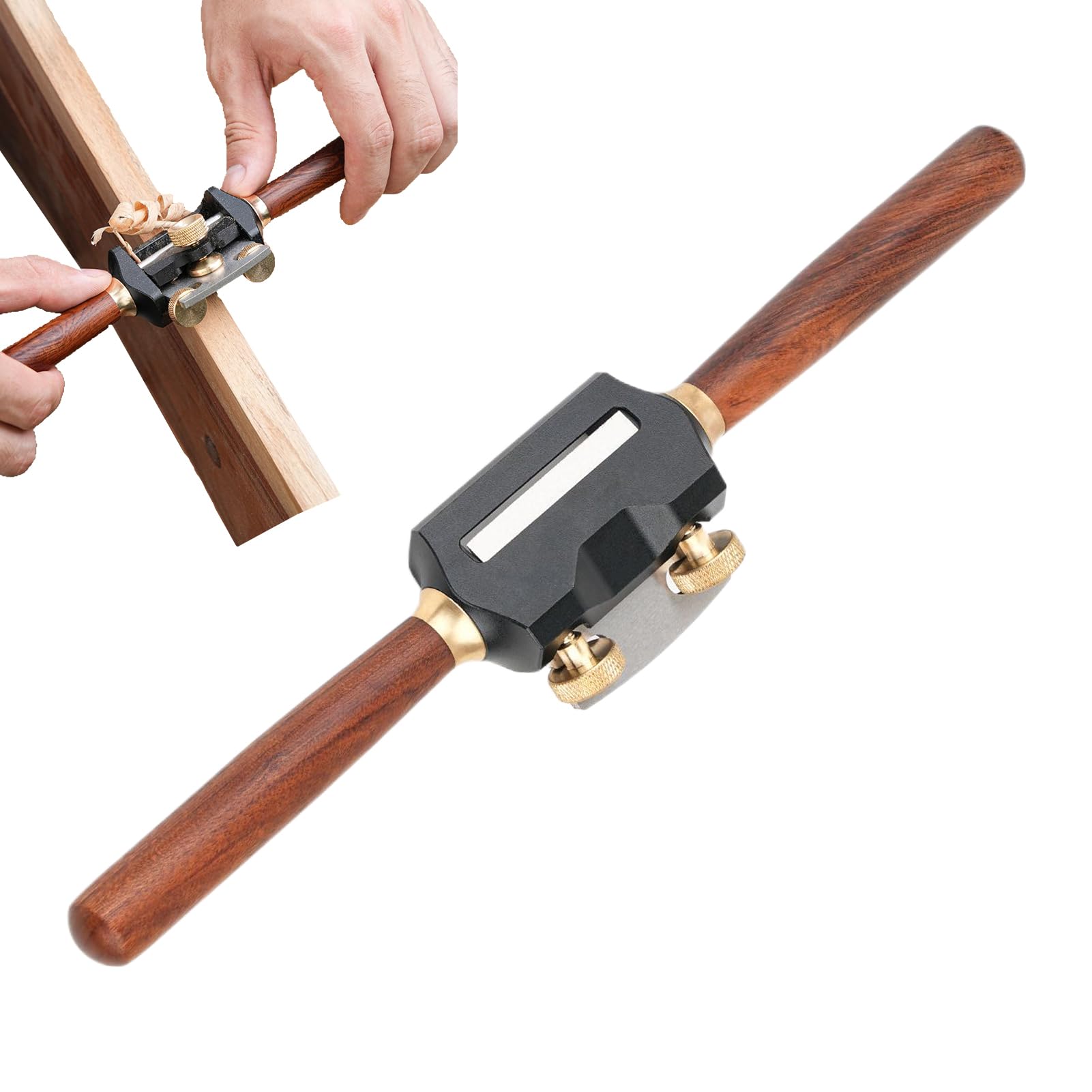 Cepilladora manual para madera, herramienta de mano ergonómica | Herramientas para trabajos de alisado, procesamiento de bordes y vetas – para carpintería, construcción de muebles, proyectos de