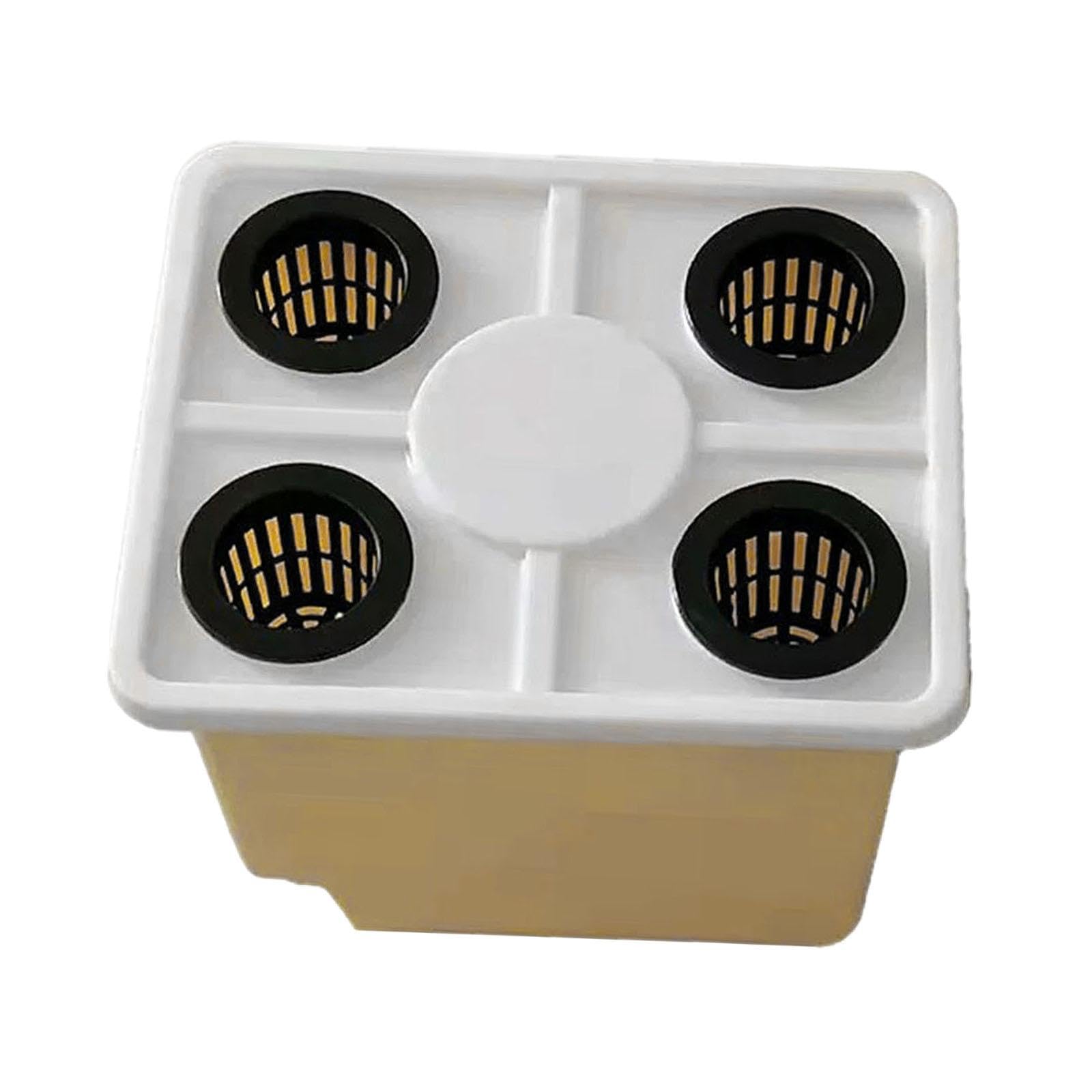 Hydroponics System Bucket with Siphon Elbows for Balcony Garden Multipurpose 4 Hole Lid|Home & Garden | Yard Garden & Outdoor Living | Gardening Supplies | Hydroponics & Seed Starting-image-41