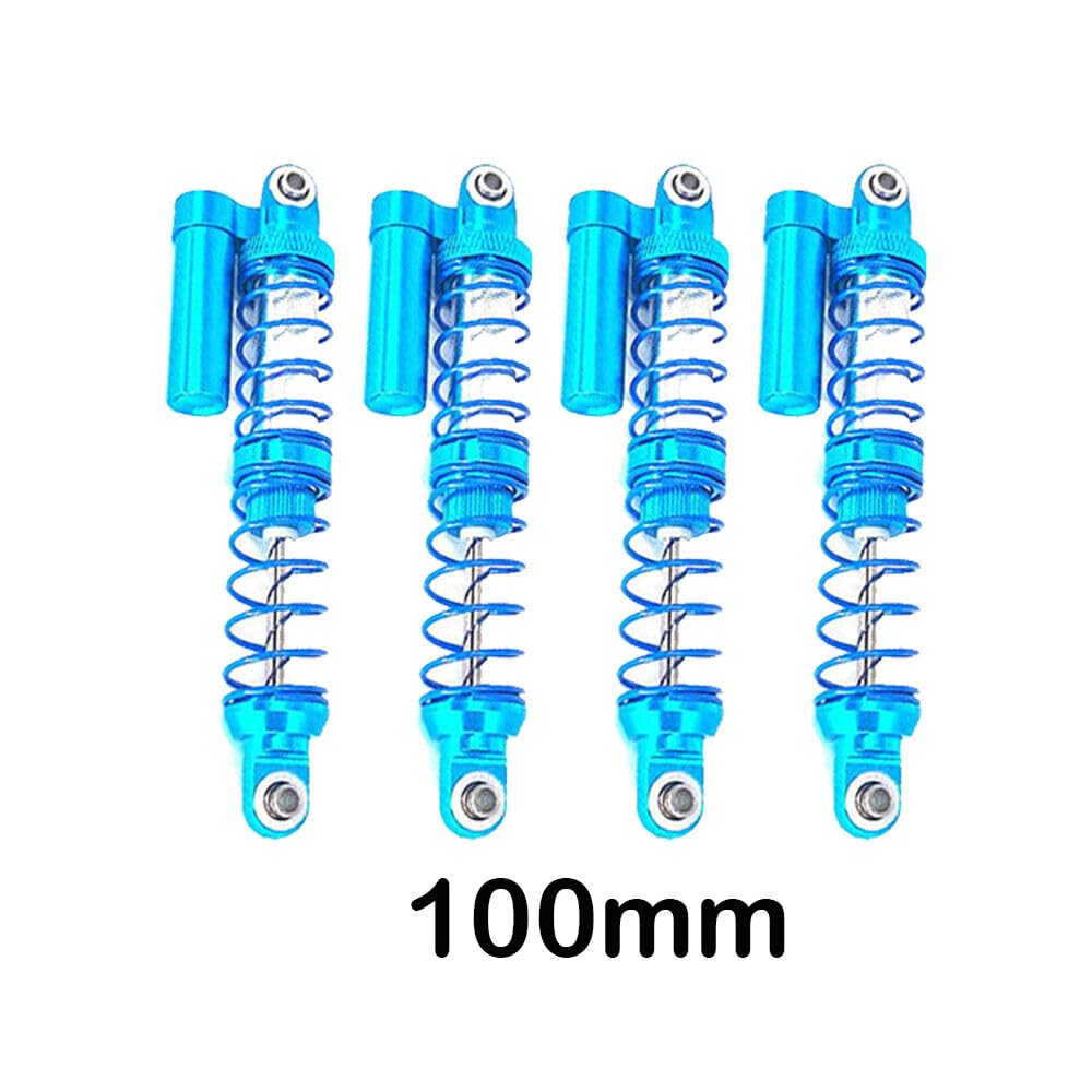 4PCS Oil Adjustable Shock Absorber Damper Fit for 1/10 Axial SCX10 TRX4 D90 RC Car (100mm)