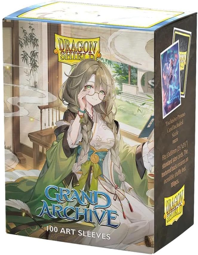 Dragon Shield | Matte Art Sleeves | 100 CT - Smooth & Tough Premium TCG Sleeves | Compatible with Pokemon, Flesh & Blood, One Piece & Magic The Gathering | Guo Jia: Heaven’s Favored