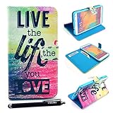 Mybase-elegant Flower and Deluxe Book Style Folio Pu Leather Wallet with Magnet Design Flip Case Cover, Credit Card Holder for Samsung Galaxy Note 3 N9000