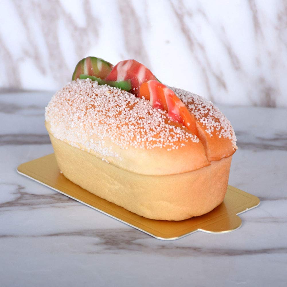 300 Goldene Mousse-Kuchenbretter Aus Pappe – Rechteckige Dessertteller Für Cupcakes & Mini-Kuchen