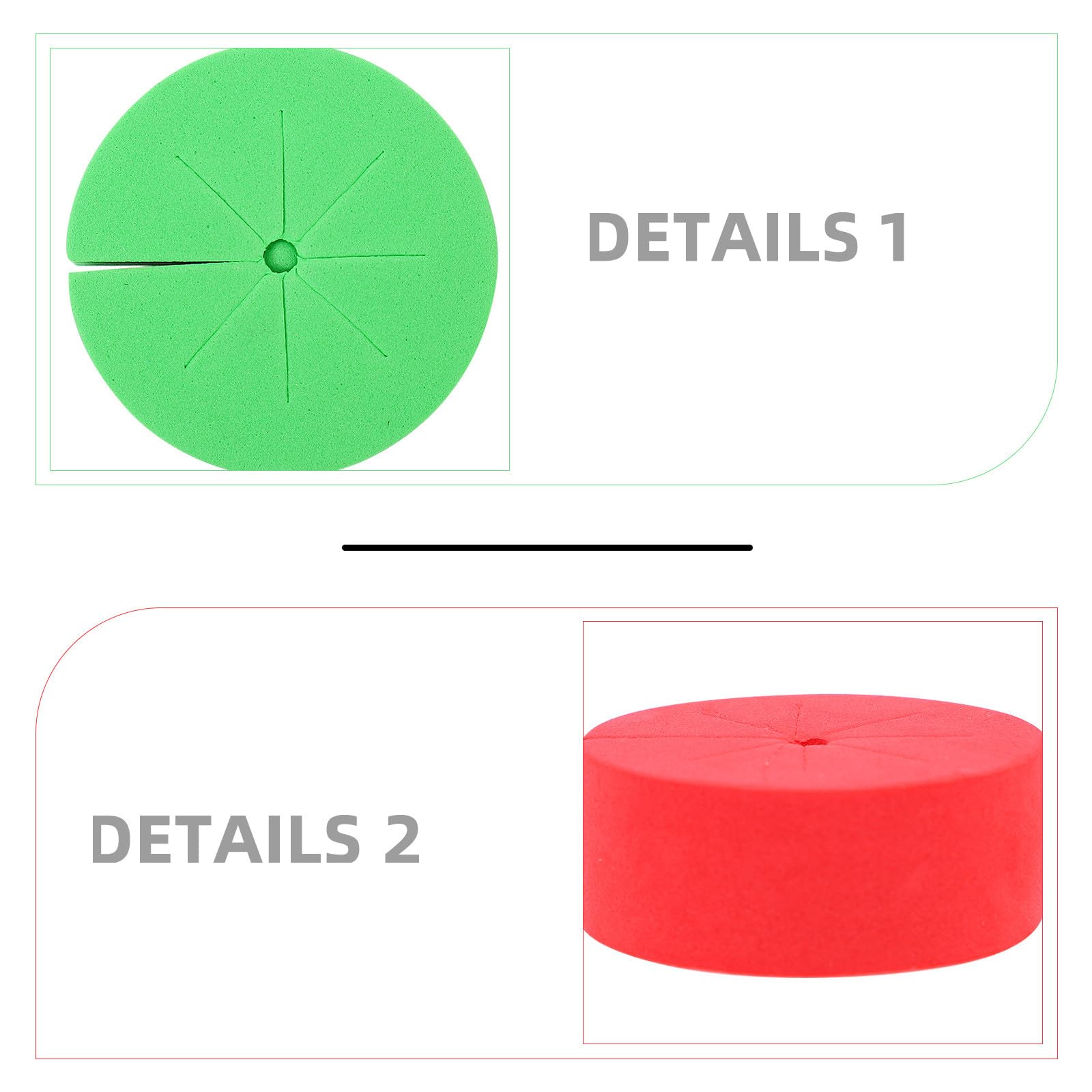 jojofuny Bloques de Esponja Eva para Cultivo Hidropónico sin Tierra, 50 Piezas, Ahorro de Espacio y Aptos para Semillas en Base de Cultivo de Hortalizas Color Aleatorio