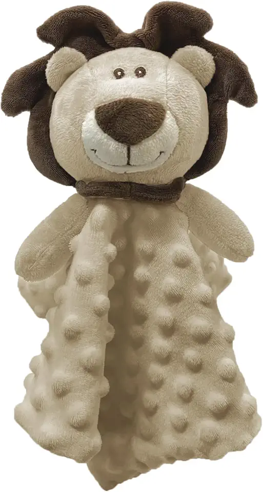 Naninha Laço Bebê Minha Primeira Naninha (Leão Bege)