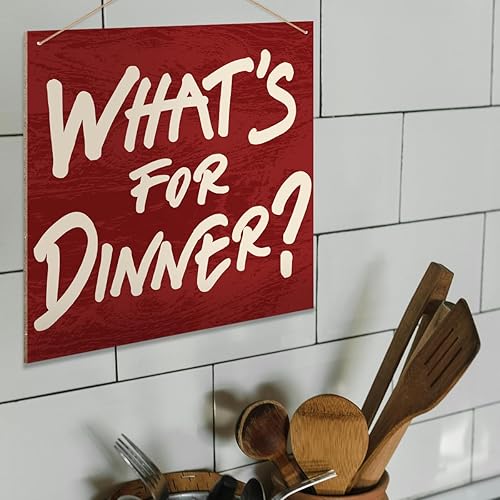 Miniatura 5 de Divertidos letreros de cocina para decoración de pared, decoración de cocina para casa de campo, decoración de cocina roja para comedor,