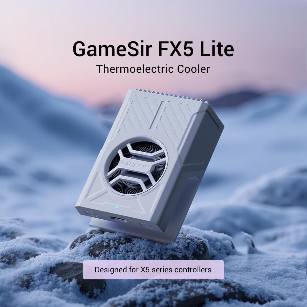 GameSir X5s＋GameSir Fx5 Lite 給電式モバイルクーラー Amazon.co.jp: スマホ冷却ファン GameSir Fx5 Lite 給電式モバイル