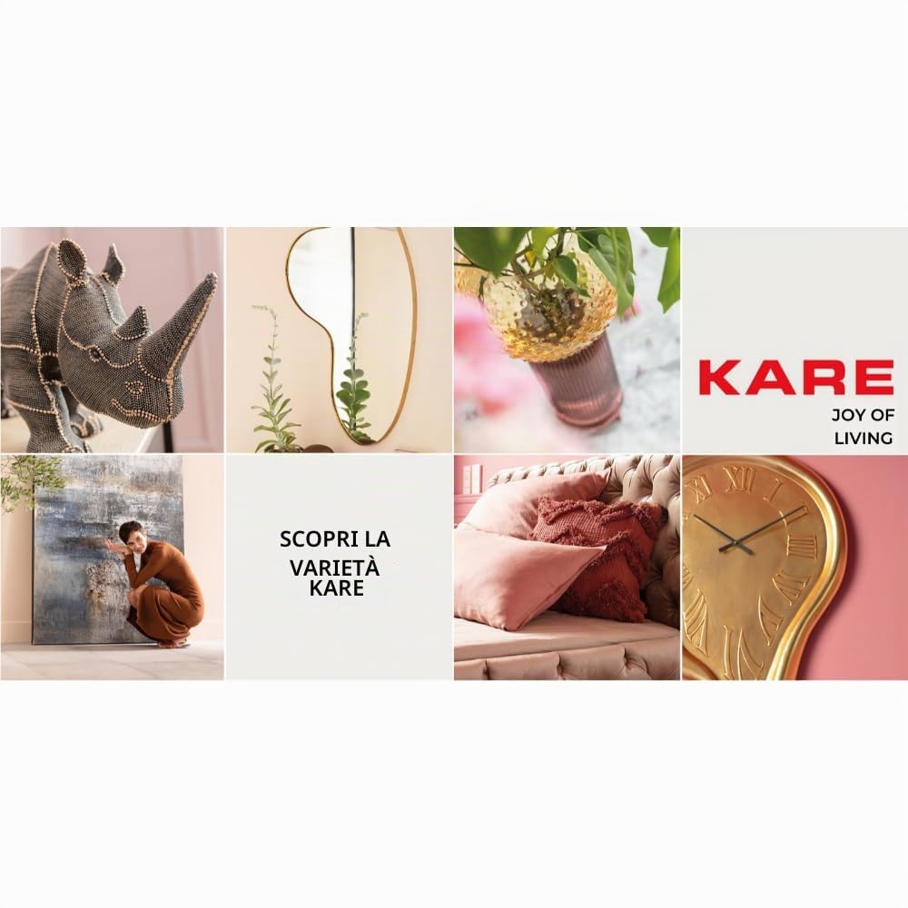 Kare Design Decorazione Da Parete Climber Rope, Marrone, 52 Cm, Similbronzo, Arrampicata Con Corda, Scaffali, Armadi, Pareti In Vista