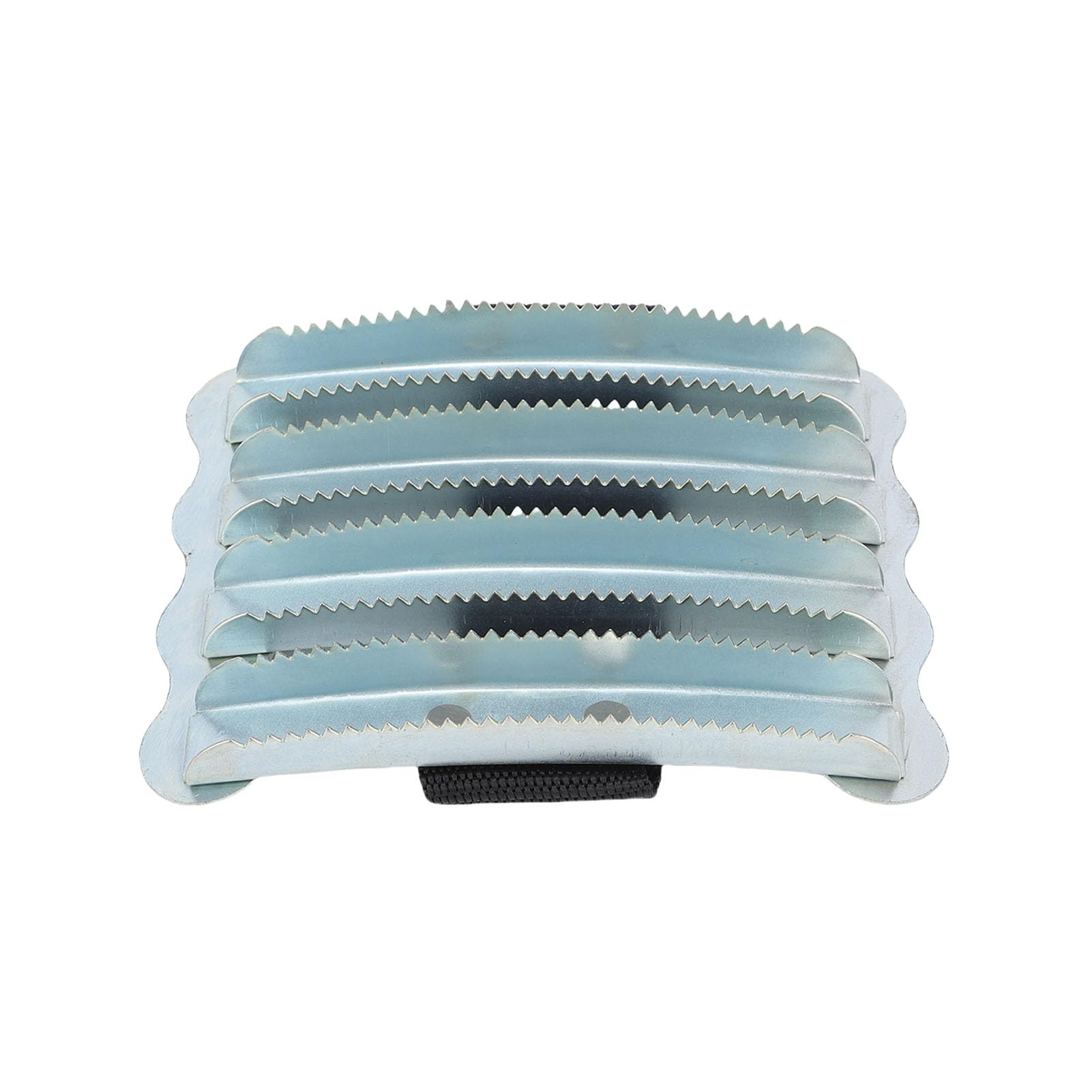 Greensen Cepillo para el Aseo del Caballo, Peine de Acero Inoxidable para el Cuidado del Pelaje Equino con 4 Filas de Dientes Densos para Eliminar Pelo Suelto