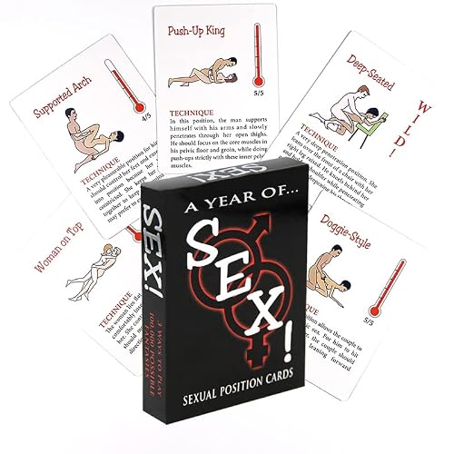 BeHorny Adult Sexual Position Card Bedroom Battle Card - Illustrated with Pictures, The Hottest Sex Positions You Will Ever See!