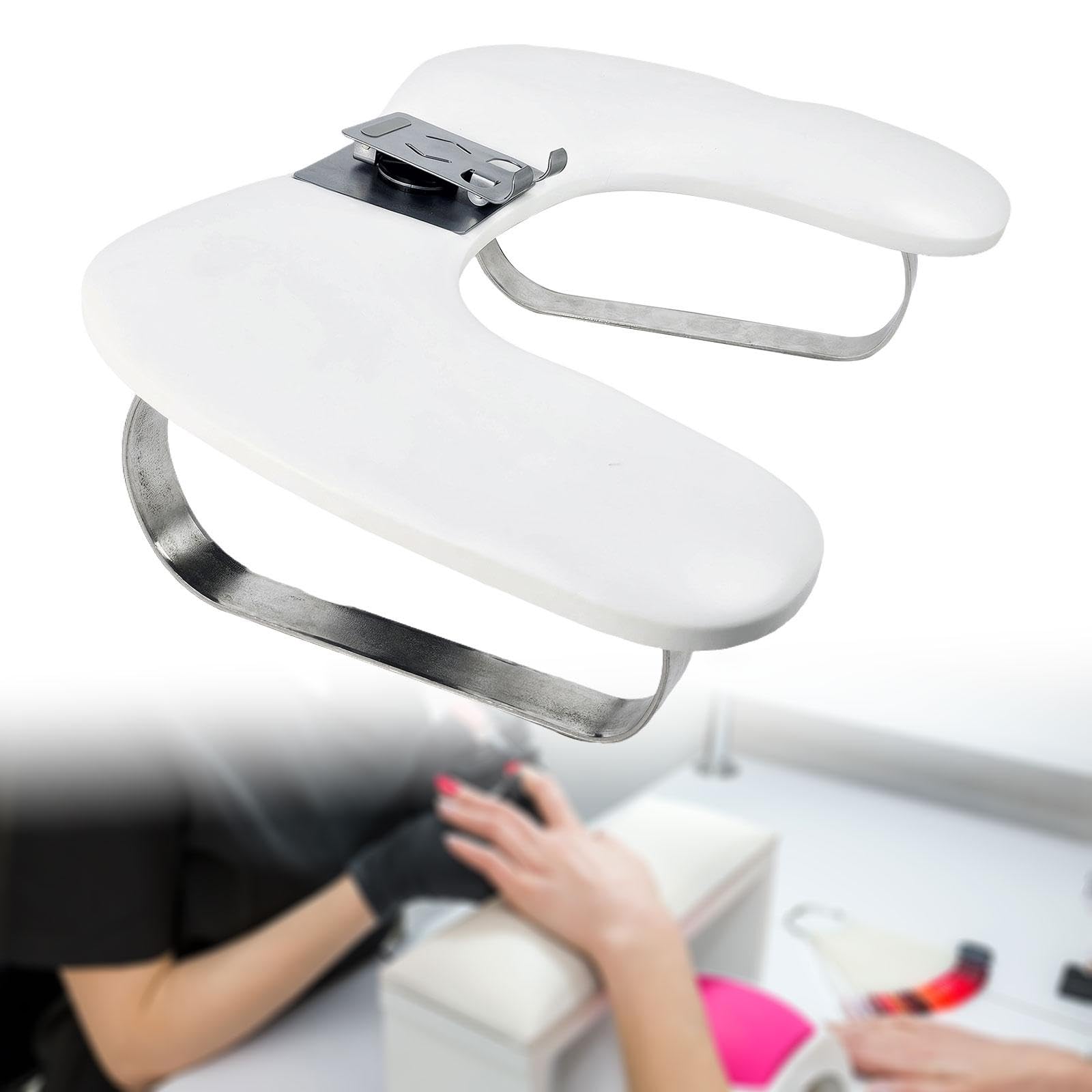 Cuscino Poggiamani per Manicure, Forniture Portatili per Onicotecniche, Piede D'argento