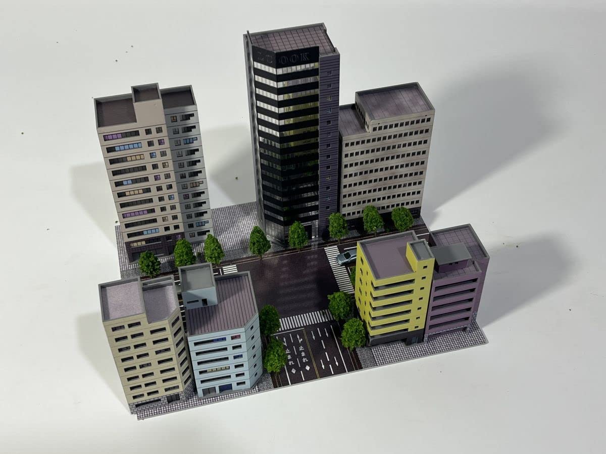 BENME SHF Scale Ultraman Scene in Miniature City Complex Building Set-1:300 (24CM*18CM*17CM)