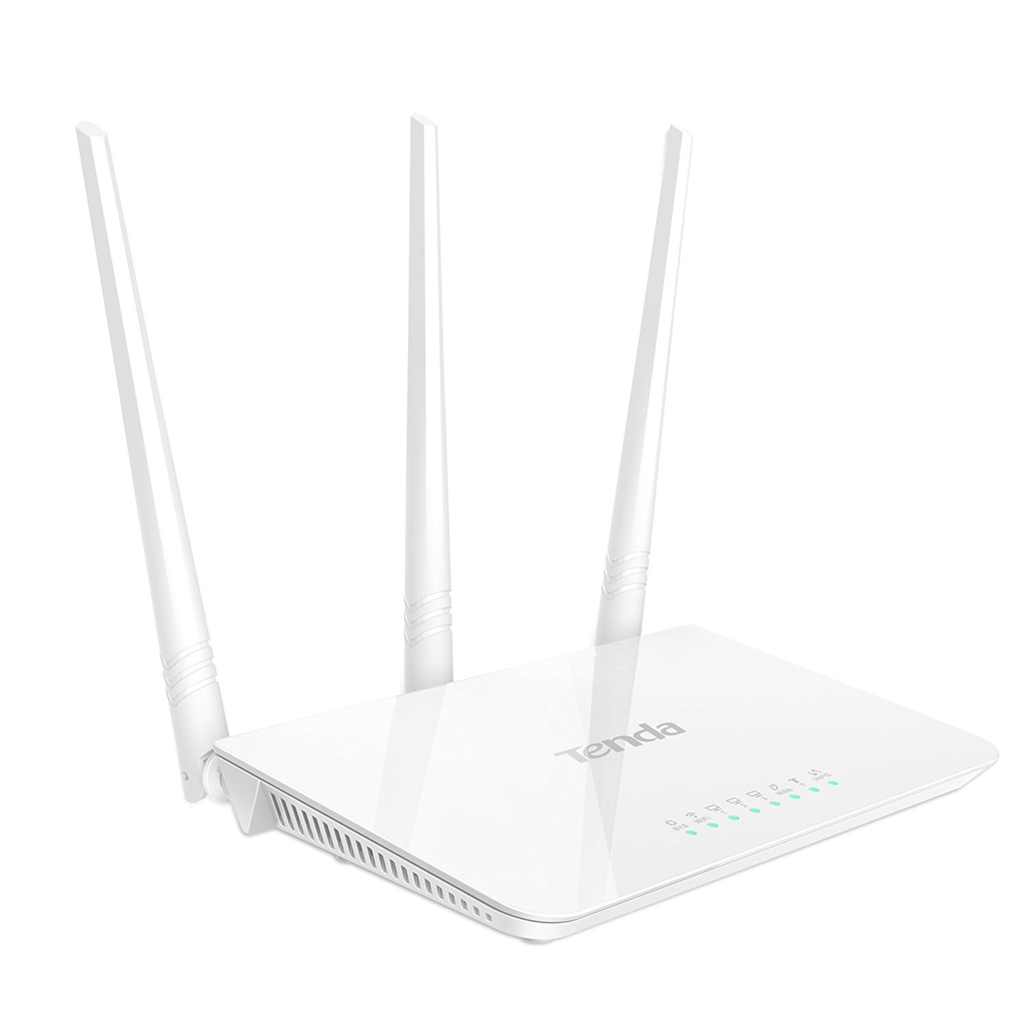 N300 Wireless Wi-Fi Router with High Power 5dBi Antennas (F3), White