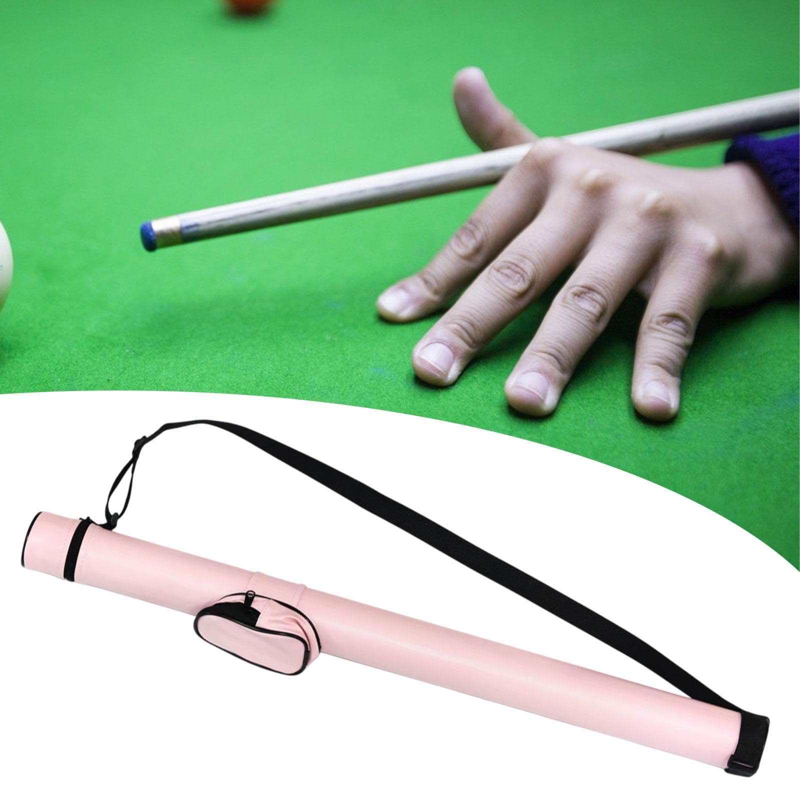 Perfeclan Billard-Pool-Queue-Etui, Billard-Pool-Queue-Tasche, rosa Tasche, Snooker-Club, hält Schaft, Geschenk, Billardstange, Aufbewahrungstasche für Mädchen