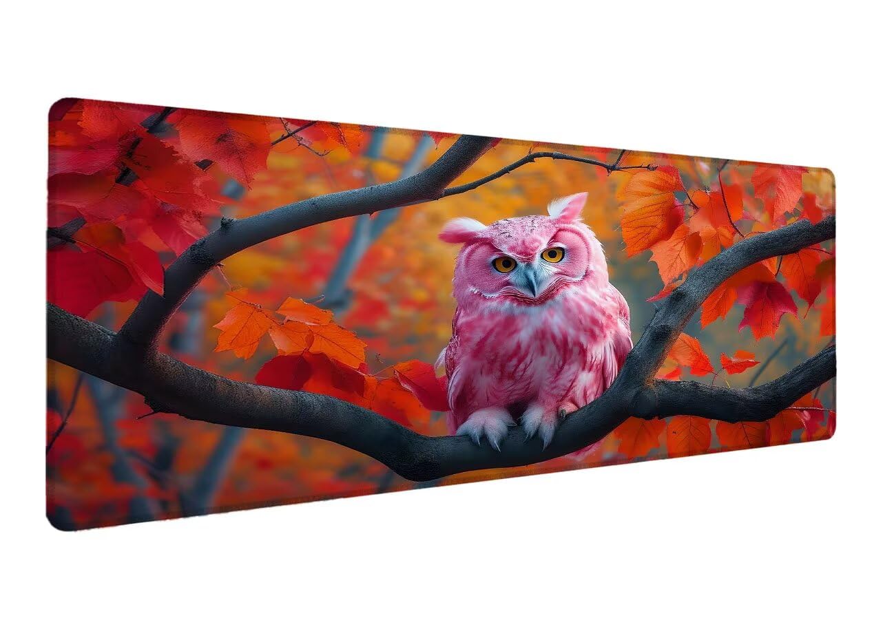 Podkładka pod mysz, 1200 x 600 x 3 mm, gamingowa podkładka pod mysz, duża, podkładka pod mysz, drzewo, antypoślizgowa gumowa podstawa, szyte krawędzie, podkładka na biurko, poprawia precyzję i