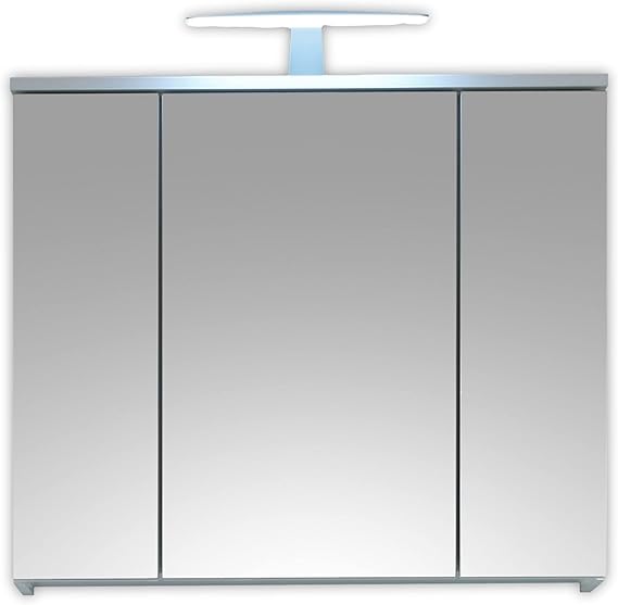 Stella Trading SPICE Armoire miroir de salle de bain avec éclairage LED