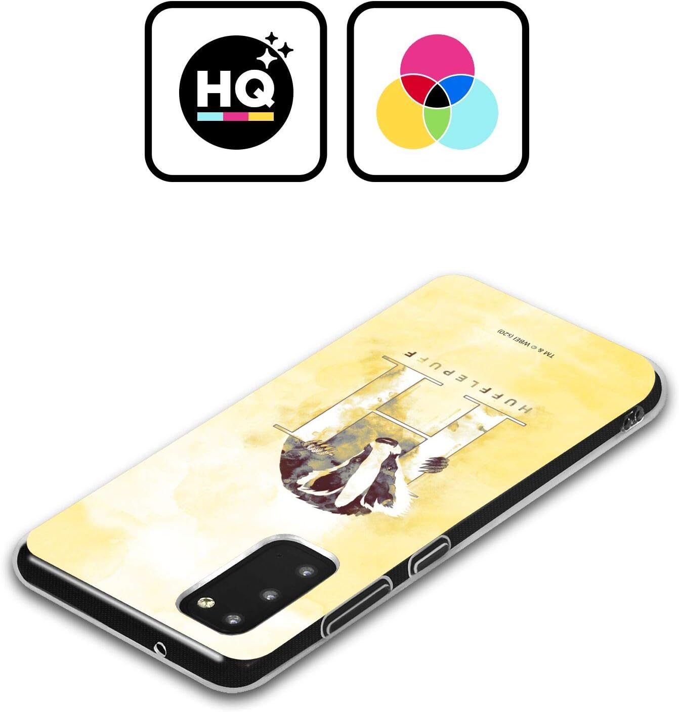 Head Case Designs Officially Licensed Harry Potter Hufflepuff Deathly Hallows XVI Gel Case [Military Grade Protection] Compatible with Samsung Galaxy S23 FE 5G and Compatible with MagSafe