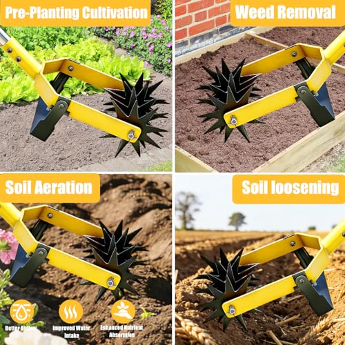 2-in-1 Adjustable Garden Cultivator