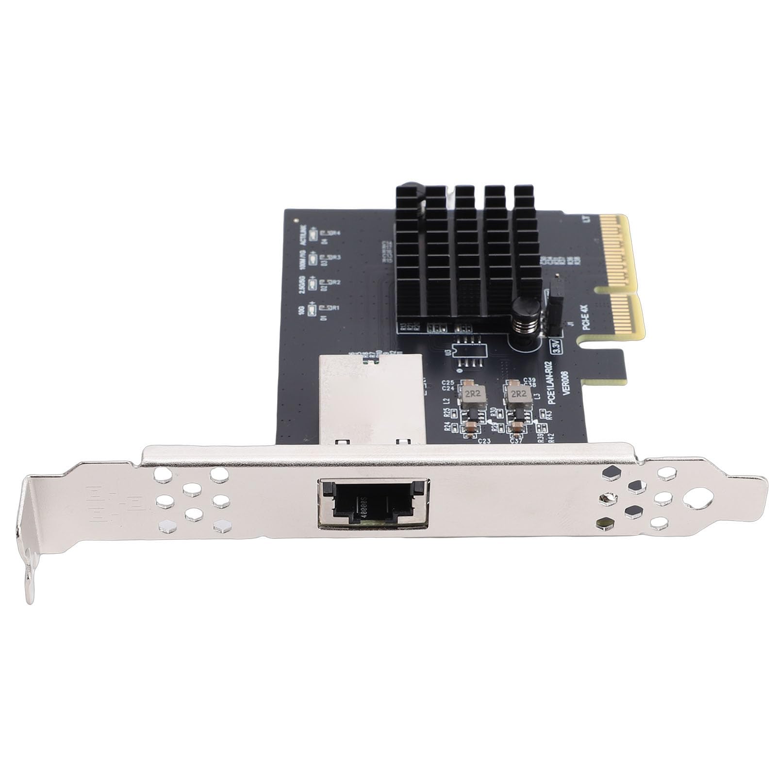 Jectse Scheda di Rete Gigabit PCIe 4X, Adattatore Ethernet da 10 Gbps con Controller RTL8127AT per Data Center NAS PC Server Desktop