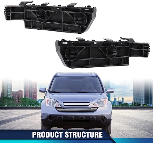 Miniatura 305 de PIT66 Soporte de parachoques delantero compatible con Hyundai Sonata 2011-2015 2 piezas soporte de parachoques delantero izquierdo y derecho