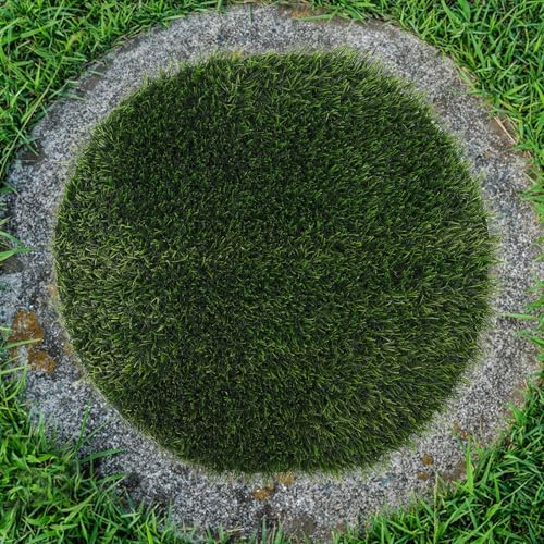 Césped artificial para tapas de alcantarilla que soluciona los puntos antiestéticos del jardín 7